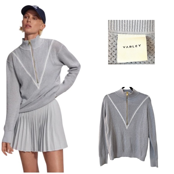 Varley Sweaters - Varley Calva Quarter Zip Sweater